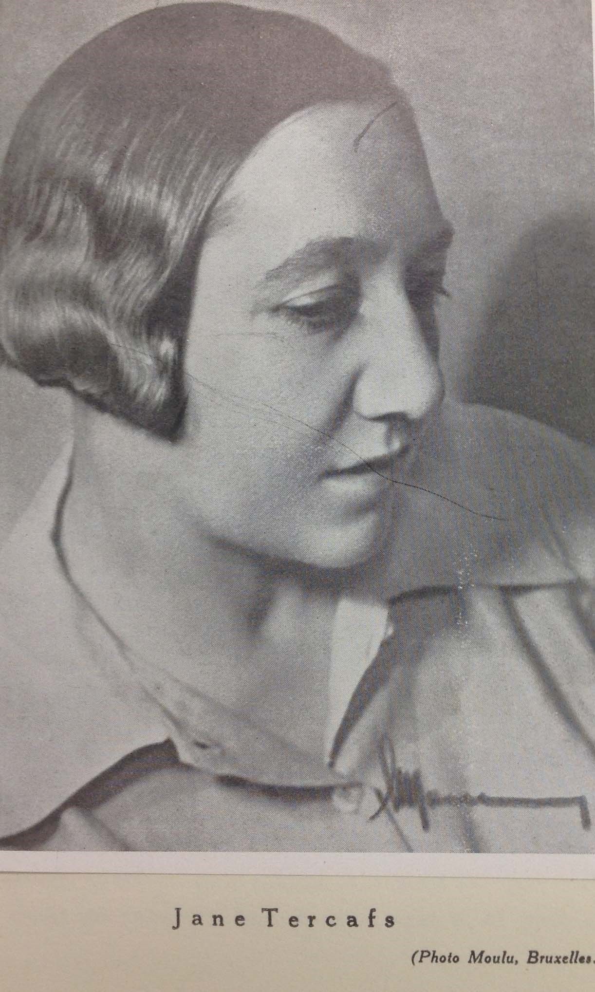 Photos extraites de : Garnier (Jean), Le sculpteur Jane Tercafs, Bruxelles, Éditions de la Phalange, 1938.